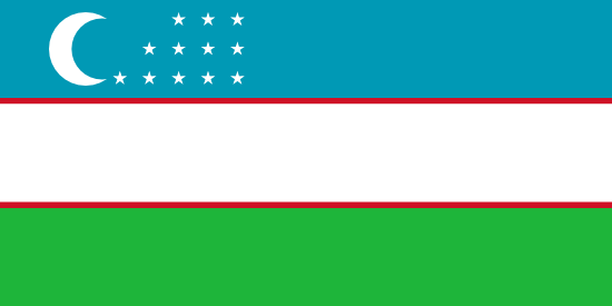 drapeau Ouzbekistan